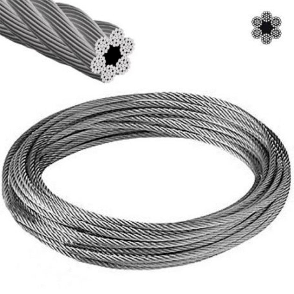Cable Acero 5/16 6 Hilos x 19 Hebras