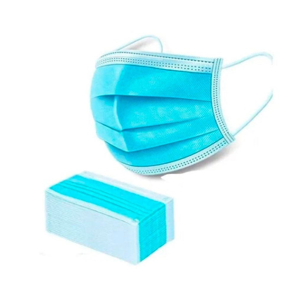 50 Mascarillas 3 Pliegues