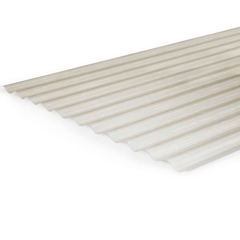 Plancha Fibra Vidrio Onda Zinc 3.00MT Natural