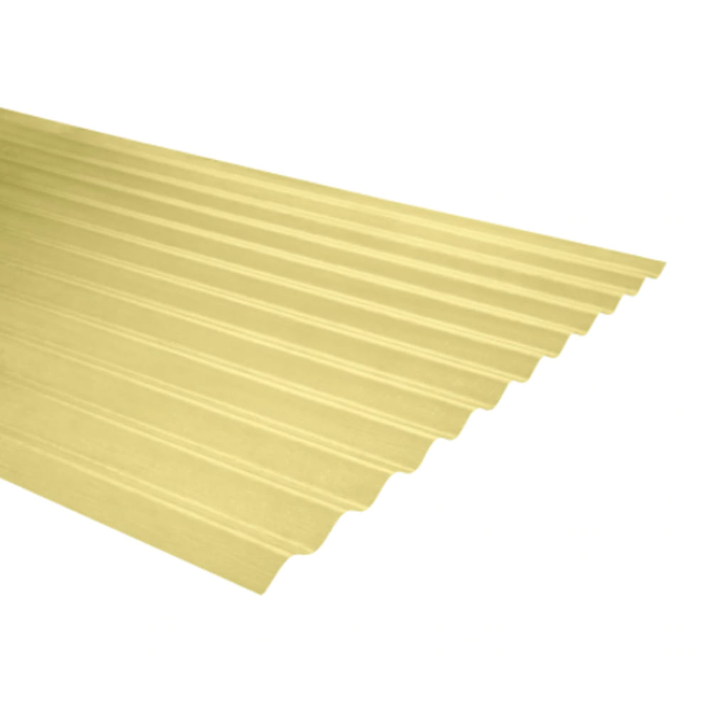 Plancha Fibra Vidrio Onda Zinc 3.00MT Amarillo