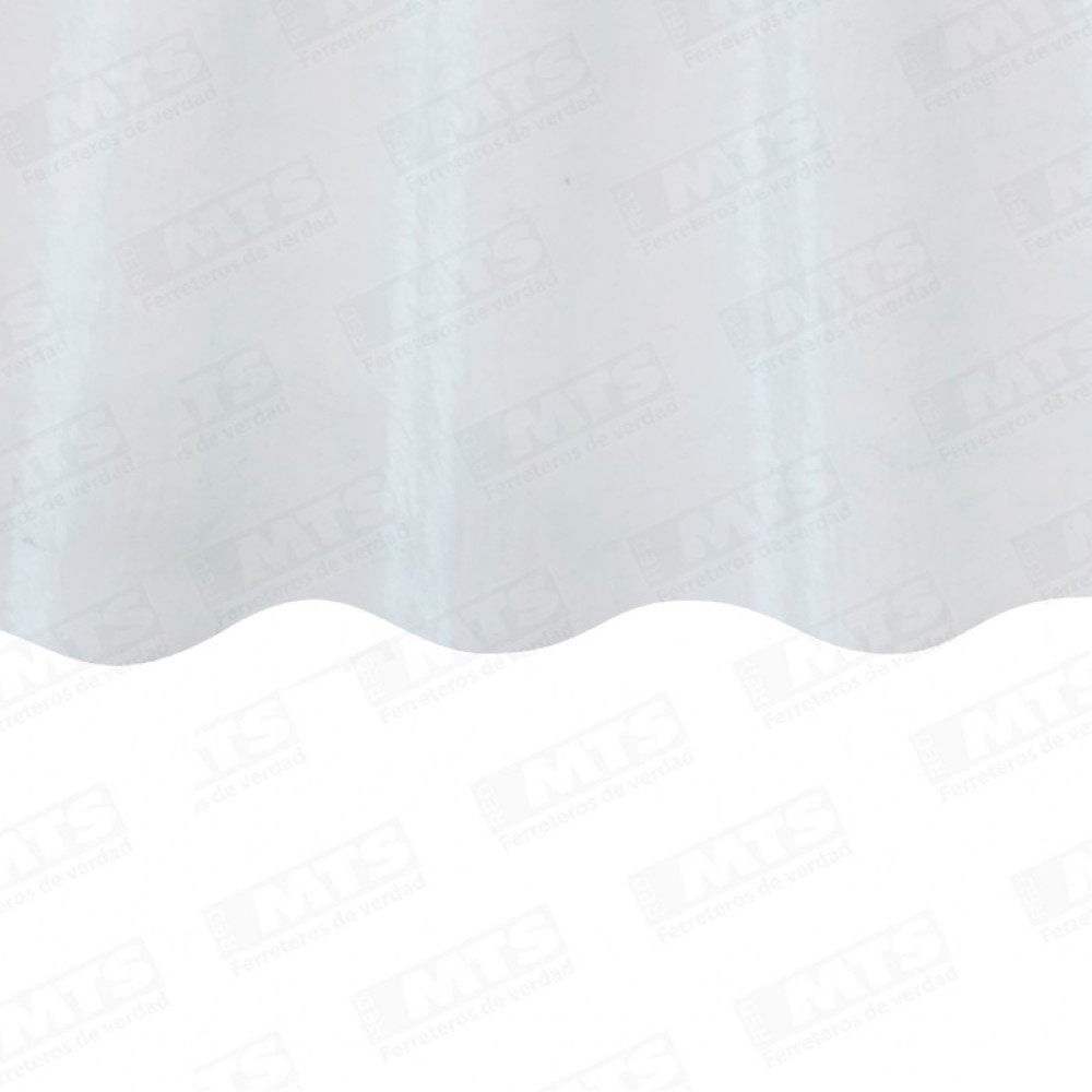 Plancha Fibra Vidrio Onda Zinc 3.66 MT Natural