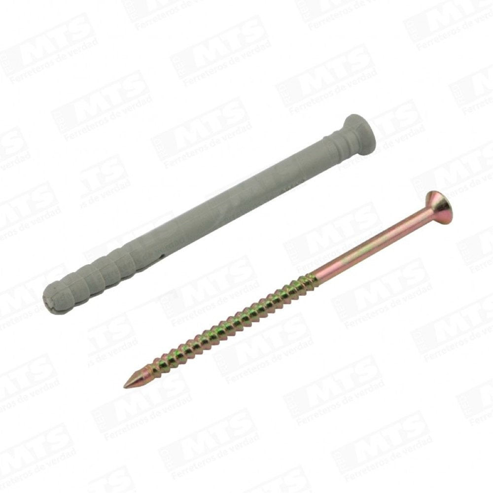 Taco  Tornillo n 8 x 100 z Unidad
