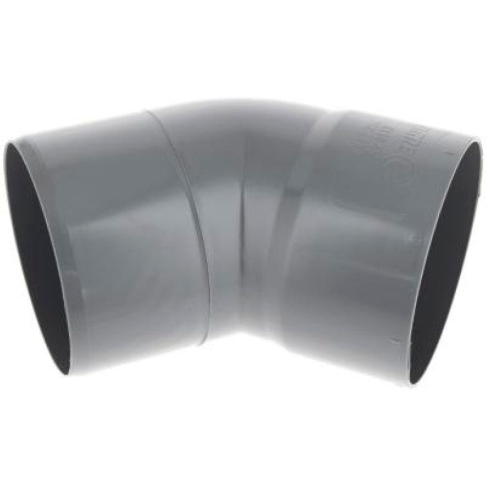 Codo Pvc 45 Gris 110MM Sanitario