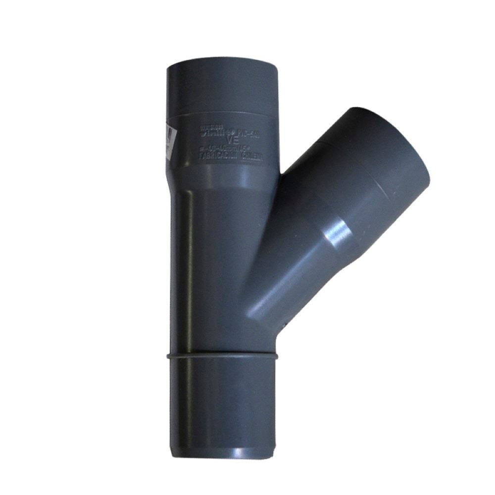 Vee Pvc Gris 40 x 40MM Sanitario