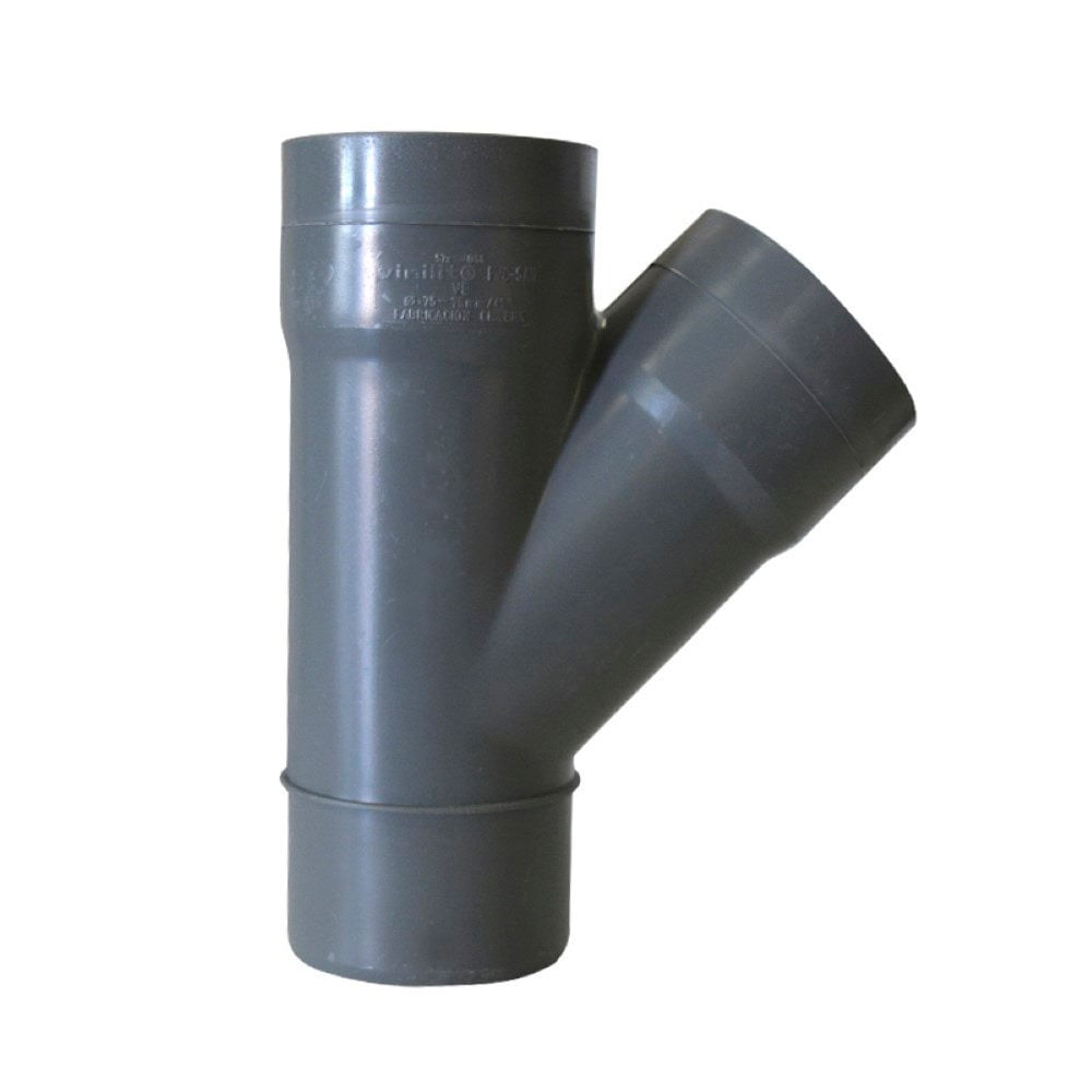 Vee Pvc Gris 75 x 75MM Sanitario