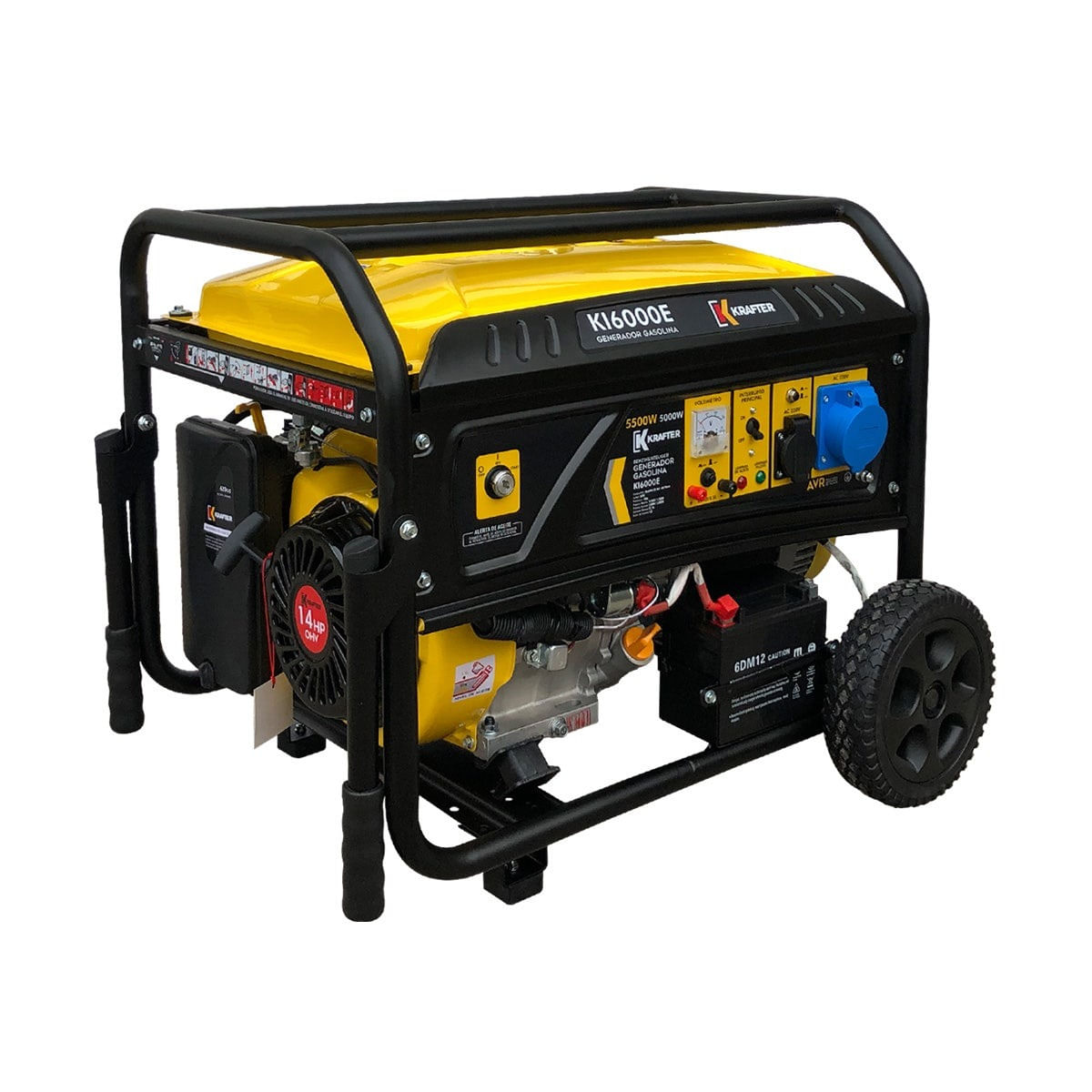 Generador Gasolina 5.5 Kva P/e KI6000 Krafter