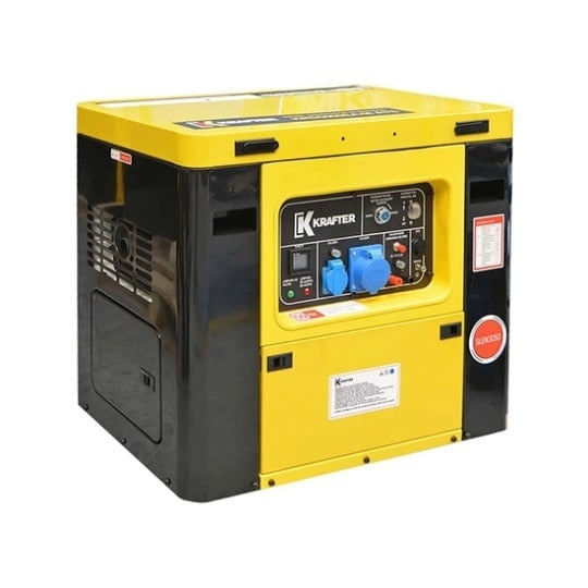 Generador Diesel Cerrado 6 Kva P/ats KRD5000 Kraft
