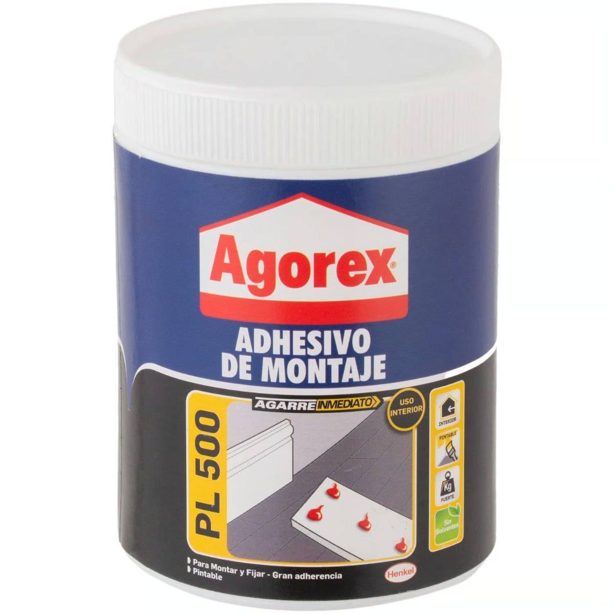 Adhesivo Montaje PL500 800G Agorex