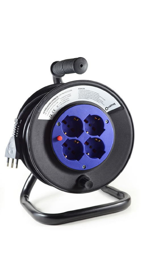 Alargador CARRETE4 Pos. 16A 250V 25MT Rittig