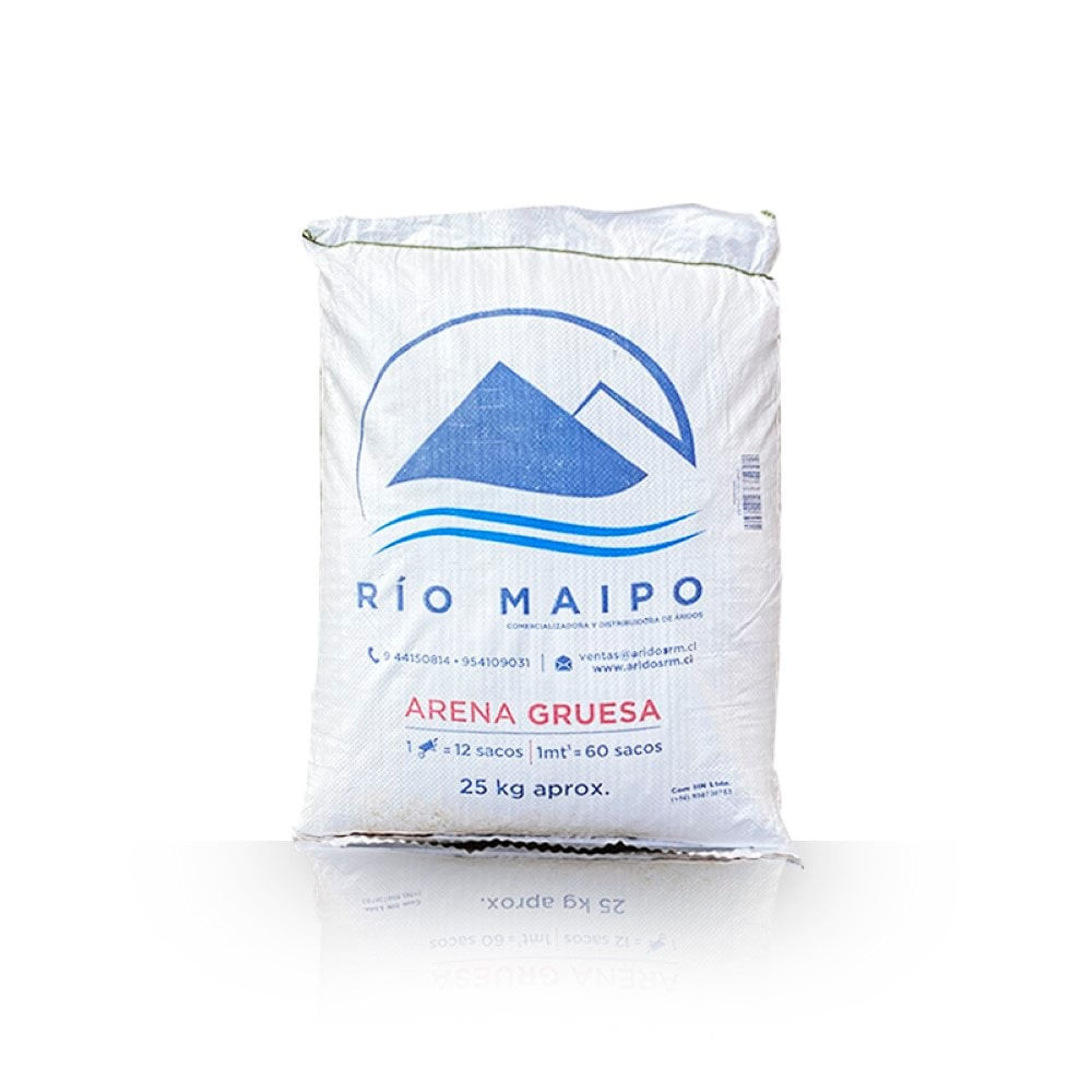 Arena Gruesa Saco 25 KG