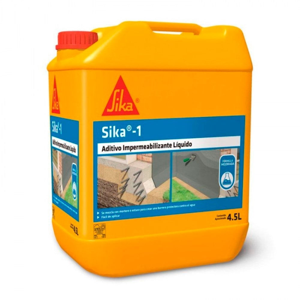 Aditivo Impermeabilizante SIKA 1 Bidon 4.5 LT