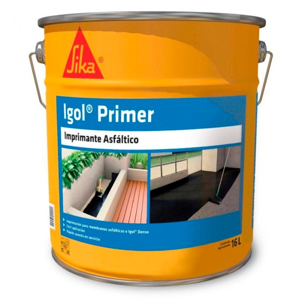 Impermeabilizante Asfáltico SIKA IGOL Primer 16LT