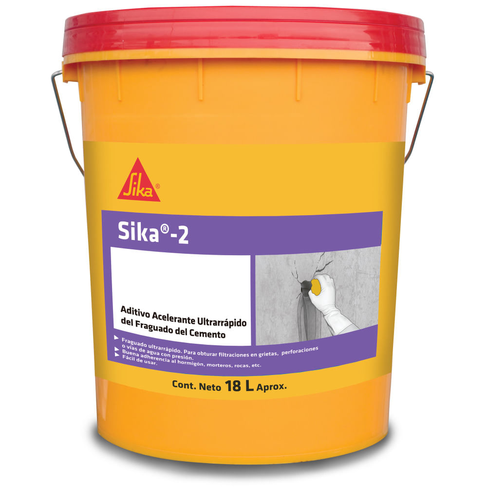 Acelerador Fraguado Ultra Rapido Sika 2 de 18 LT