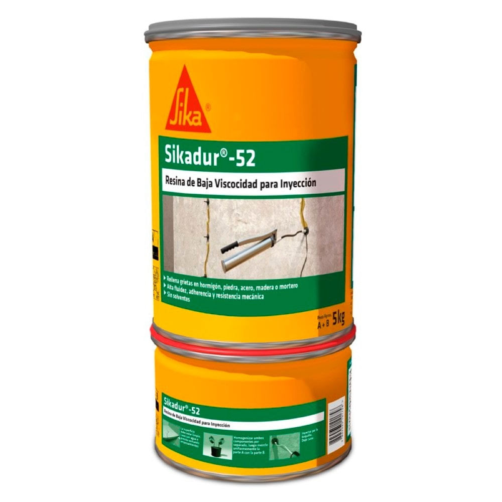 Resina Relleno Grietas Sikadur 52 Juego(ab ) 5KG