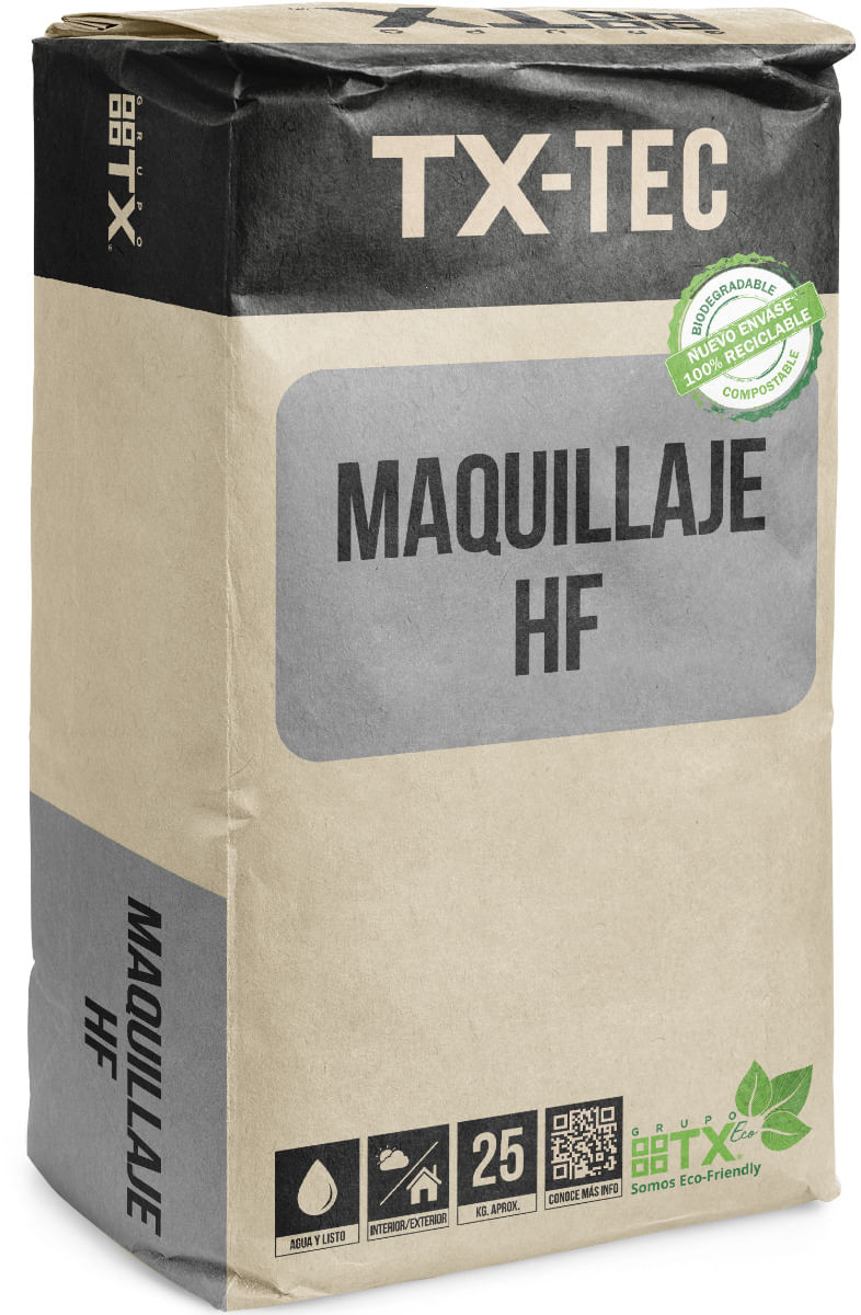 Mortero Maquillaje Rigido Delgado 25 KG TX (72)