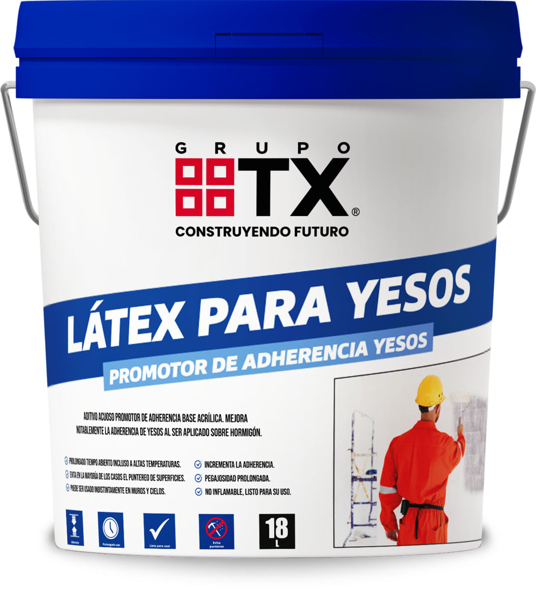 Adherencia Yesos y Hormigon 18LTS TX