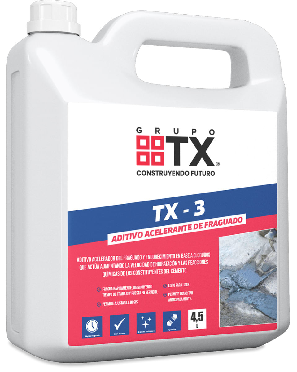 Acelerante TX-3 Controlado Bidon 4.5LTS