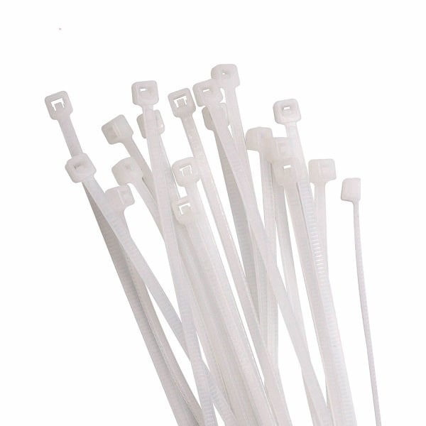 Amarra Plastica Blanca 4.8 x 300MM 100UN/SET
