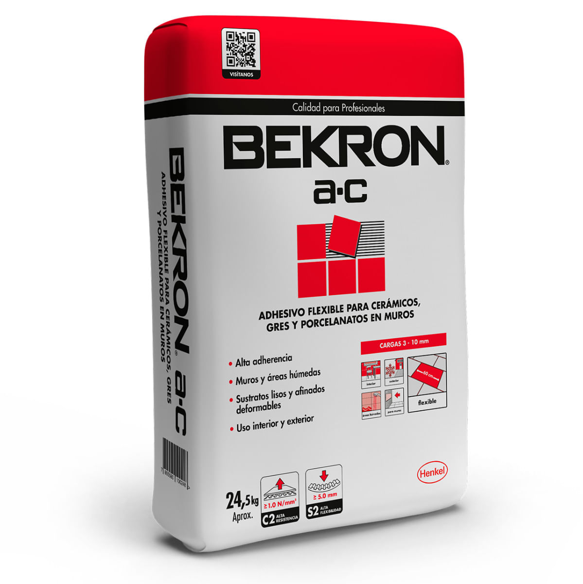Adhesivo Ceramica Bekron a - c Polvo 24.5KG (80)