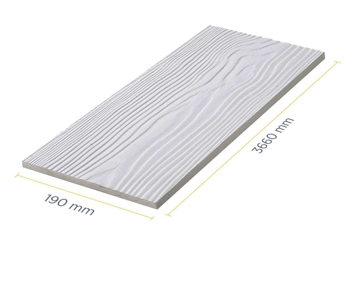 Siding Fibrocemento 190X3660X6MM Natural (300)