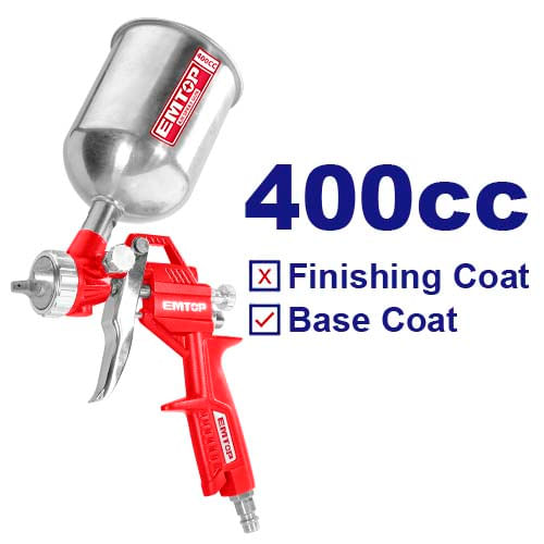 Pistola Pintar por Gravedad 400cc EASG04001 Emtop