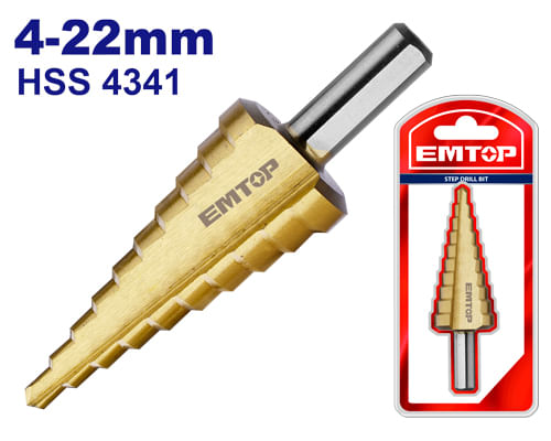 Broca Escalonada 4-22MM ESDL42203