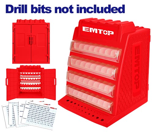 Organizador de Brocas EPBX12688 Emtop