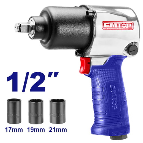 Llave de Impacto Neumatica 1/2 EATL126801 Emtop