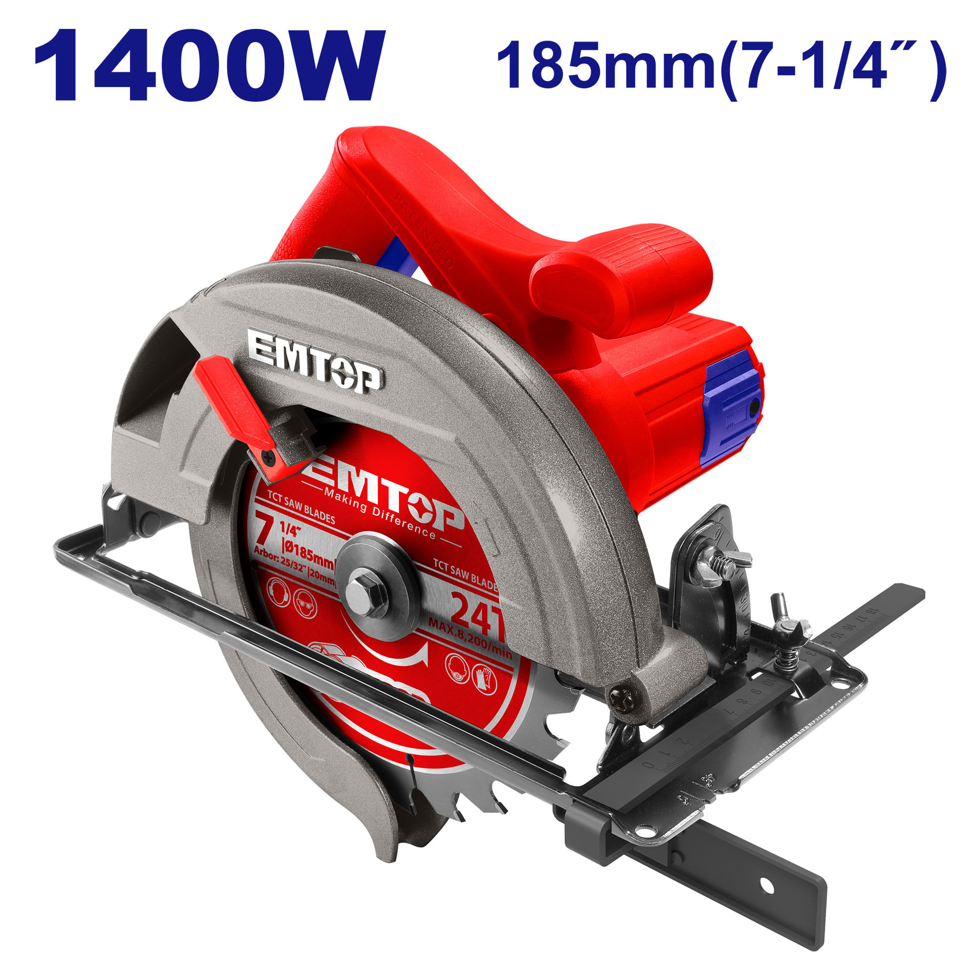 Sierra Circular 7 1/4 1400W ECSW1852 Emtop