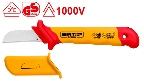 Cuchillo Pelacable M. Aislante 180MM EICK1801 Emto