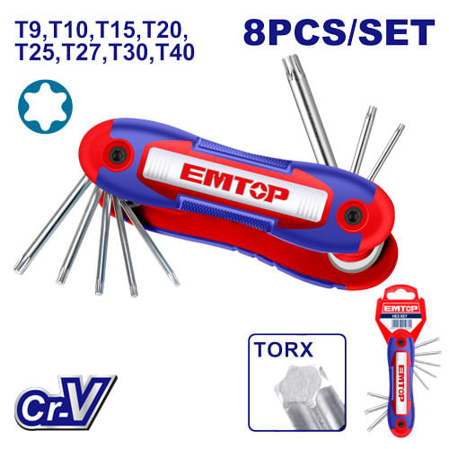 Jgo Llaves Torx EHKY4083 T9-T40