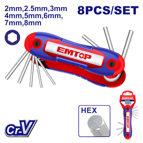 Jgo Llave Allen 8 EN1 EHKY4081 2 - 8 MM