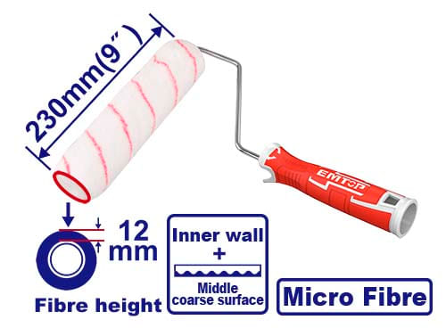Rodillo Micro Fibra 230mm ECBH042301 Emtop