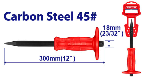 Cincel Punta 18x300mm ECCL041801 Emtop