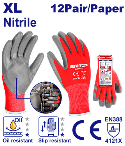 Guantes Palma Nitrilo ENGV0102