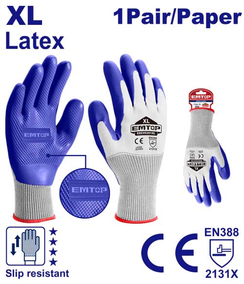 Guante Multiuso Latex Larga Vida XL EXGV0201XL
