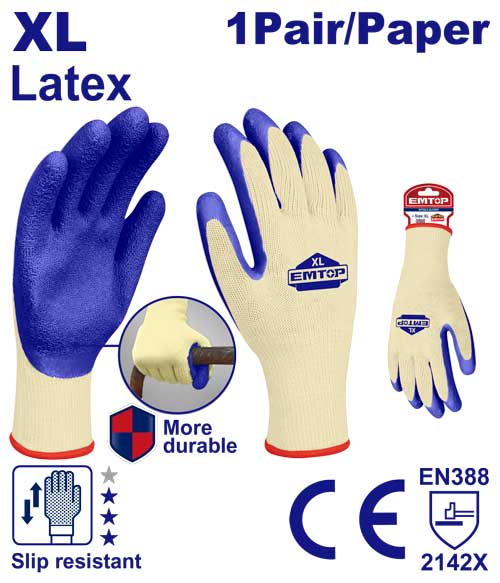 Guantes Palma Latex EXGV0102