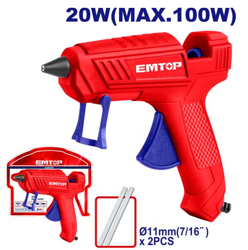 Pistola de Silicona Caliente EGGU1401 Emtop