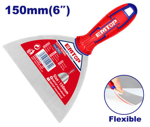 Espatula Flexible Mango Goma 150mm EPTL15001 Emtop