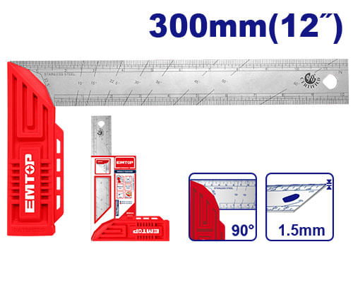 Escuadra Carpintero 12 ESRR30001 Emtop