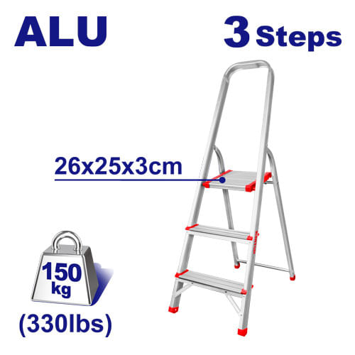 Escalera Tijera Plataforma 3P 150KG ELAD1031 Emtop
