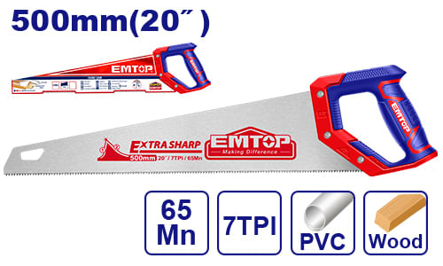 Serrucho Carpintero 20 EHAS5002 Emtop