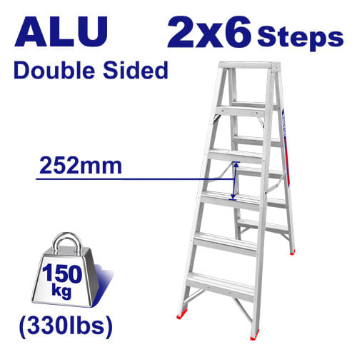 Escalera Tij Doble Acceso 6P 150KG Indus ELAD3061
