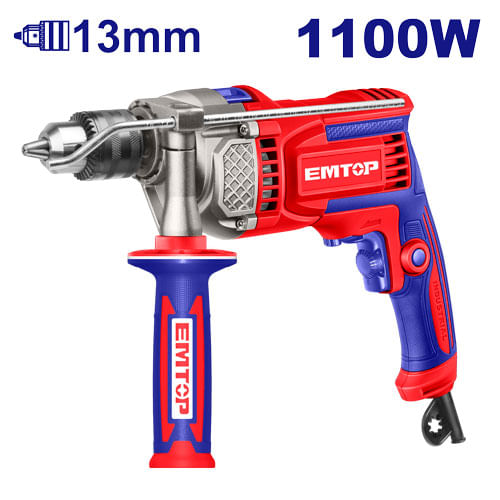 Taladro Percutor 1100W 13mm EMDL1106 Emtop