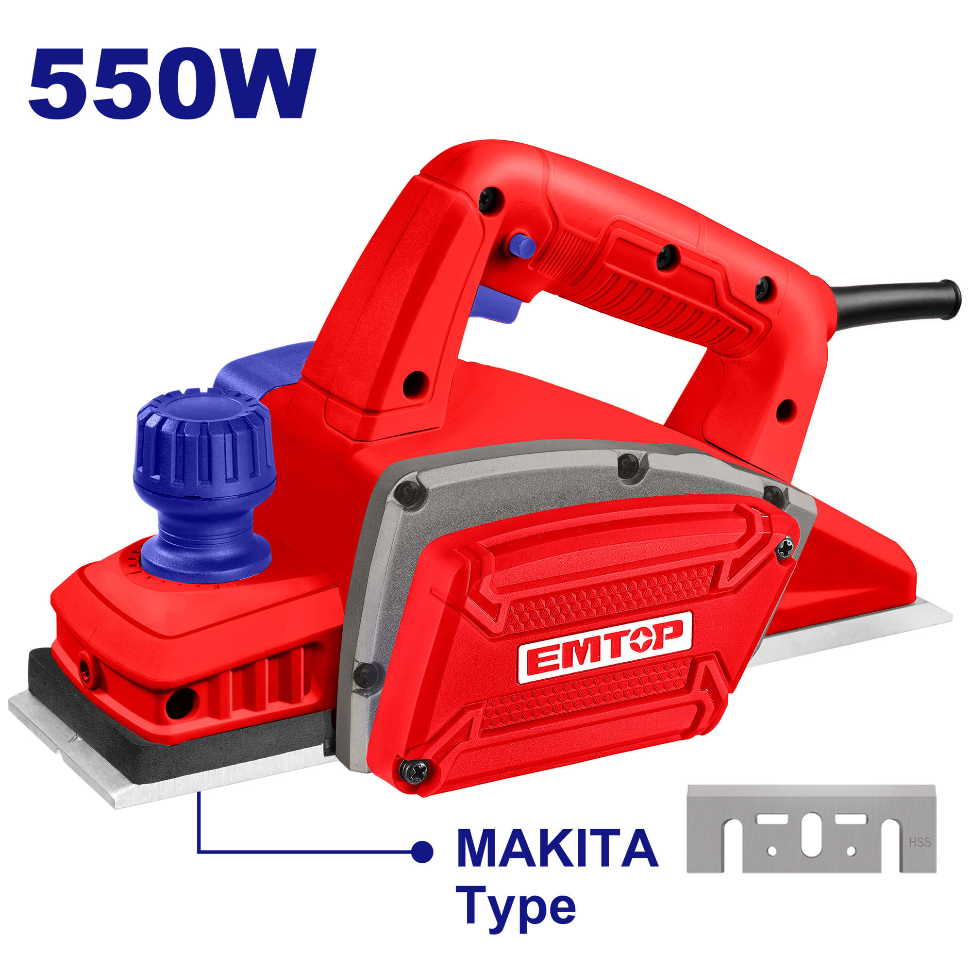 Cepillo Electrico 550W (tipo Makita) EECR0551