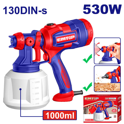 Pistola Pintar 530W ESGN4506 Emtop
