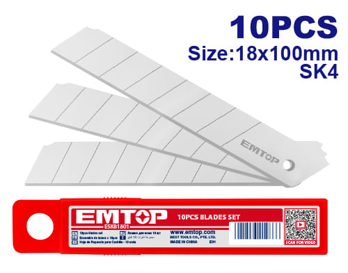 Repuesto Cartonero 10UN 18X100mm SK4 ESKB1801