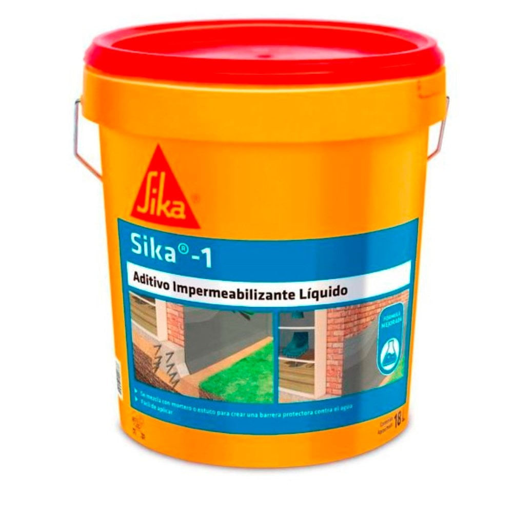 Aditivo Impermeabilizante SIKA 1 Tineta 18 LT