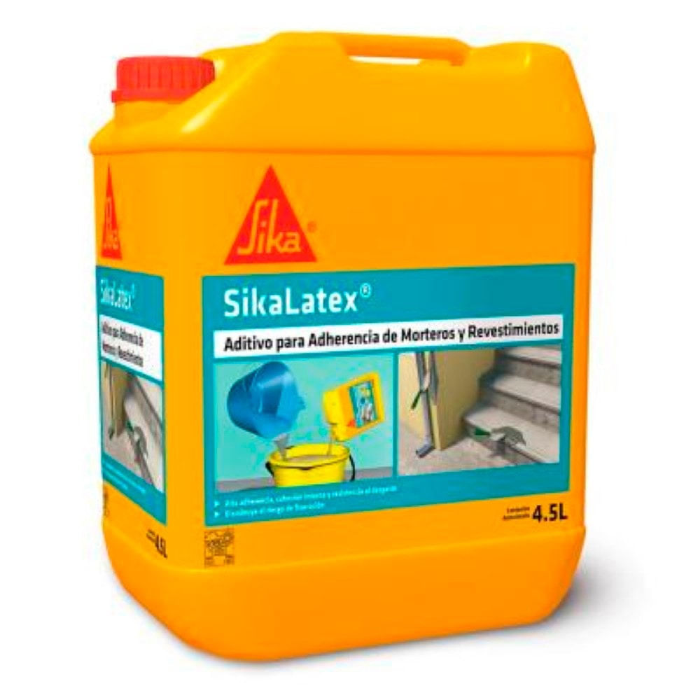 ADITIVO ADHERENCIA MORTEROS SIKALATEX 4.5LT